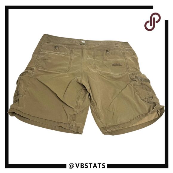 Kuhl‎ Men's Vintage Patina Dye 10” Inseam Cargo Hiking Shorts Khaki Size 38 - Picture 2 of 14
